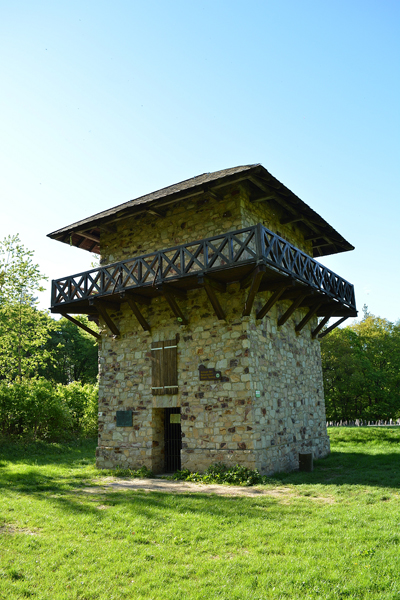 Limes-Wachtturm am Kastell Zugmantel bei Wiesbaden